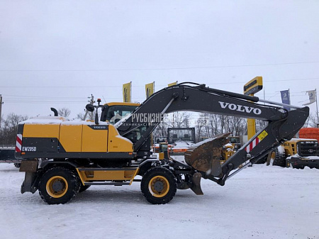 Экскаватор колесный VOLVO, EW205D б/у (2020 г., 2900 м.ч.)