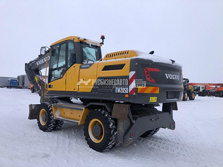 Экскаватор колесный VOLVO, EW205D б/у (2020 г., 2900 м.ч.)