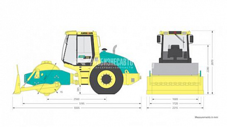 Каток дорожный грунтовый AMMANN ASC70D